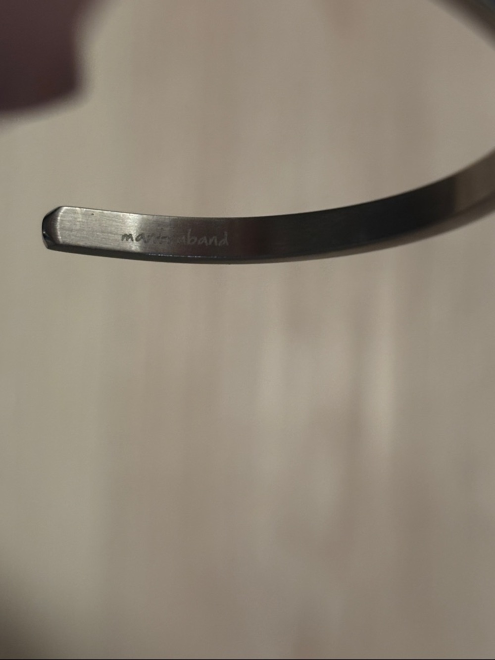 Mantra Bands Silver Tone Inspirational Cuff Bracelet Set - Picture 10 of 11